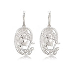 Silver Medusa Earrings - Vignette | Snakes Store