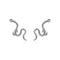 Silver Snake Stud Earrings Silver Fits for all 925 Sterling Silver Snakes Store™
