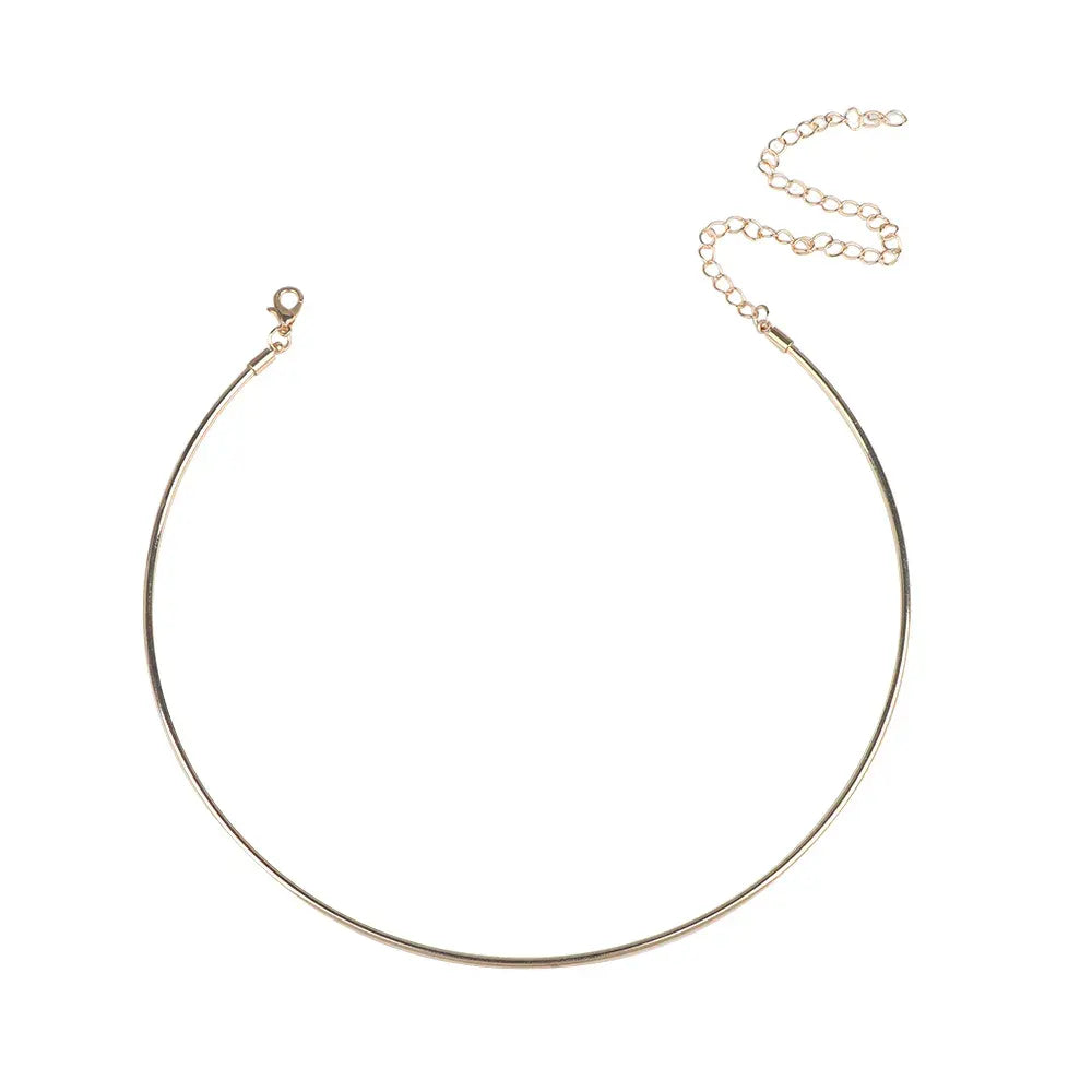 Snake Chain Collar gold 6" | 15.5cm Alloy Snakes Store™