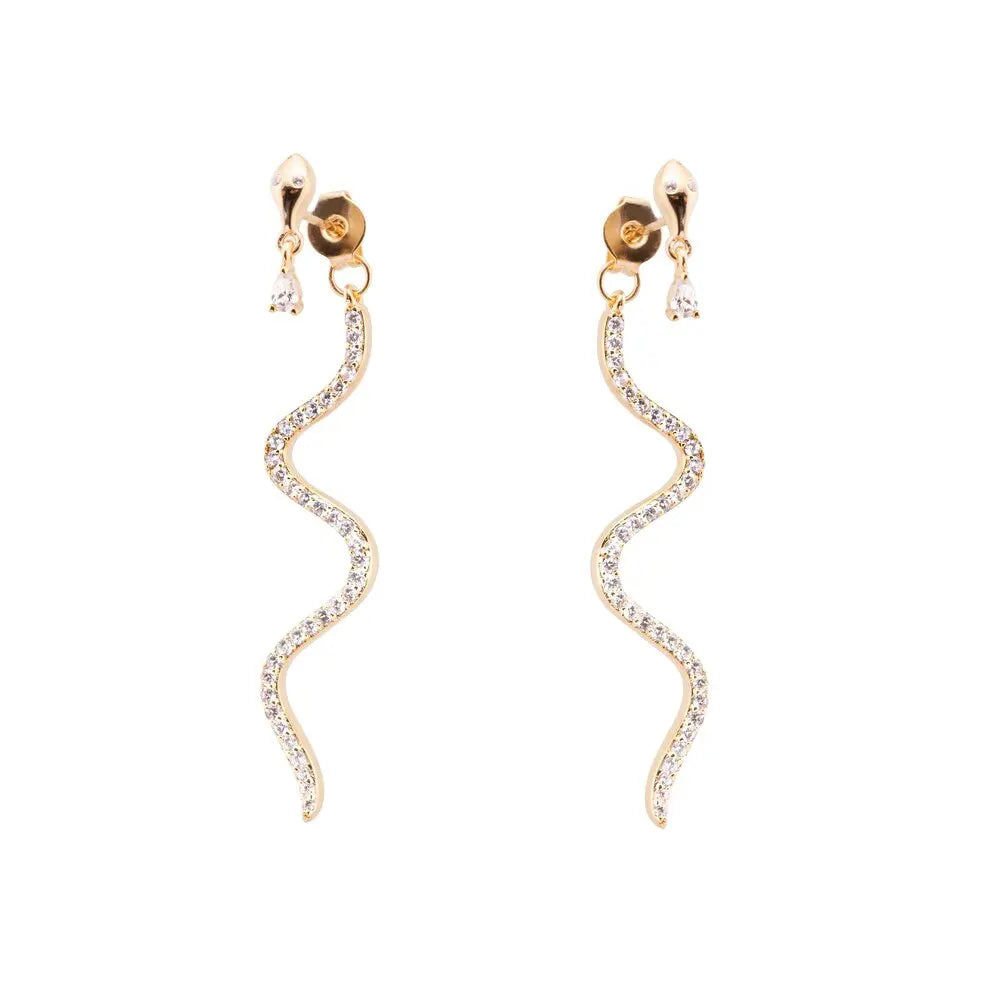 Snake Clip Earring Gold Fits for all 925 Sterling Silver Snakes Store™