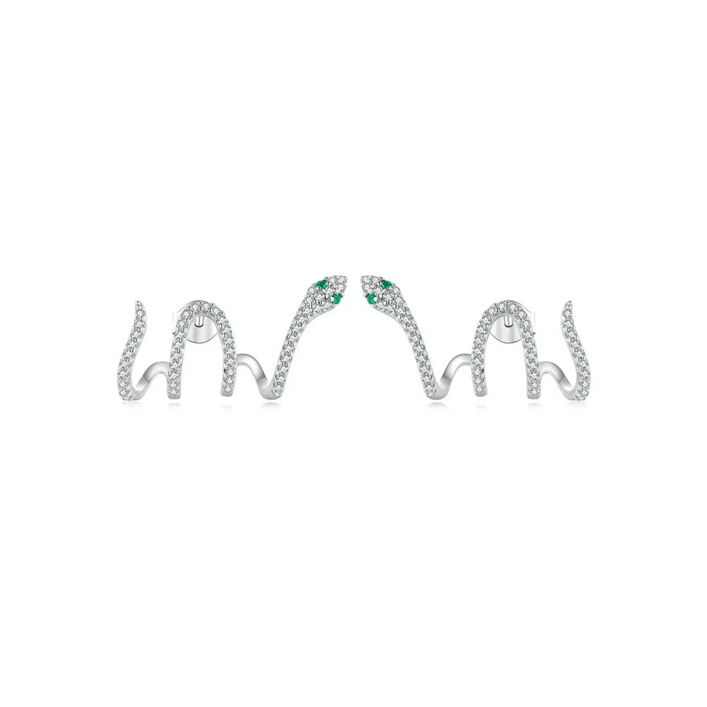 Snake Crawler Earrings Silver Fits for all 925 Sterling Silver Snakes Store™