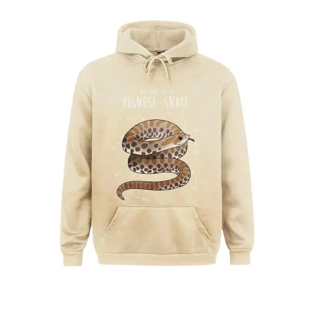 Snake Discovery Hognose Hoodie Beige Snakes Store™