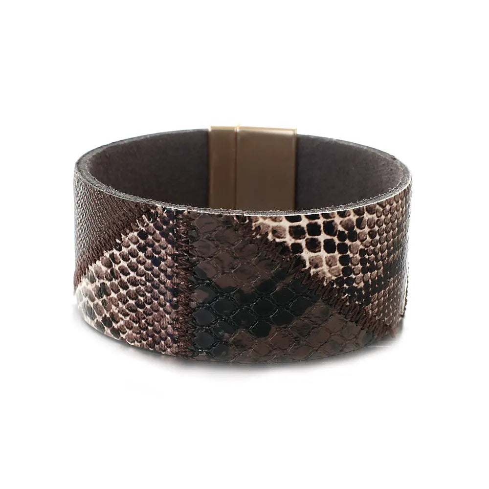 Snake Pattern Bracelet Coffee Snakes Store™
