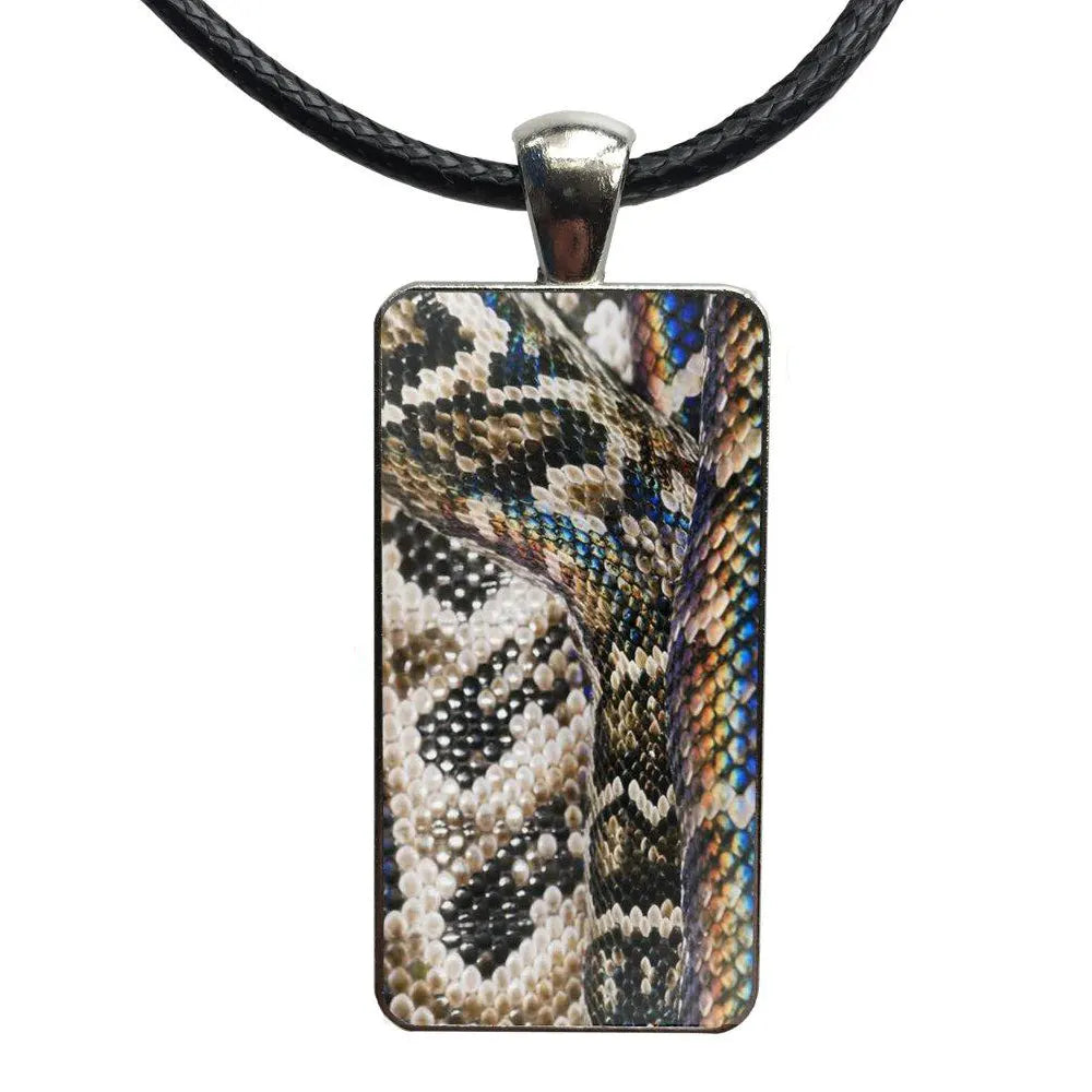 Snake Print Choker Model 4 18" | 45cm Alloy Snakes Store™