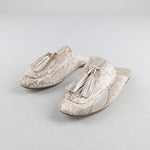 Snake Print Flat Mules - Vignette | Snakes Store