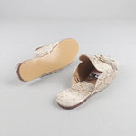 Snake Print Flat Mules - Vignette | Snakes Store