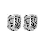 Snake Print Hoop Earrings - Vignette | Snakes Store