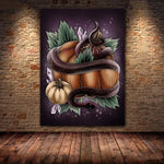 Snake Pumpkin Painting - Vignette | Snakes Store