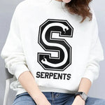 White Snake Sweatshirt - Vignette | Snakes Store