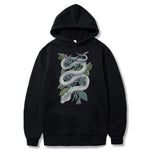 Snake and Flower Hoodie - Vignette | Snakes Store