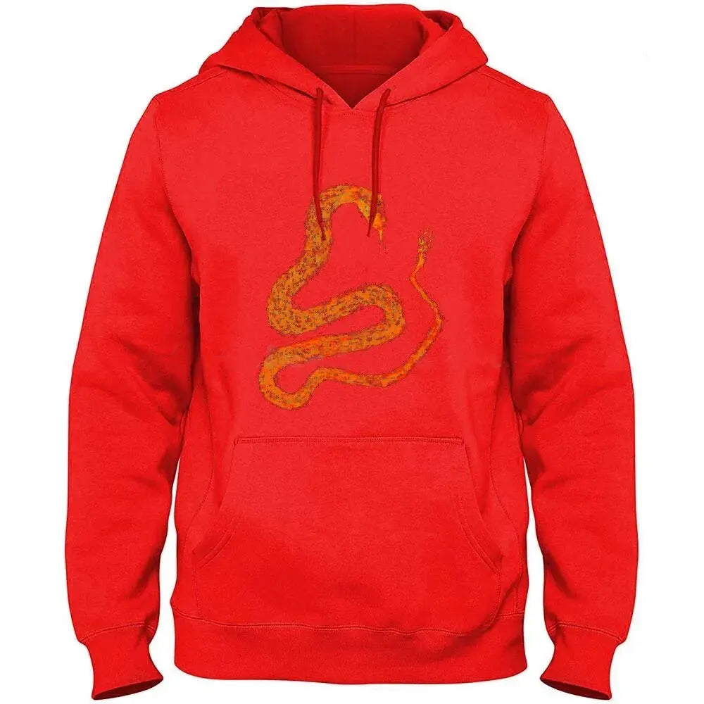 Snake with Fire Hoodie Red Snakes Store™