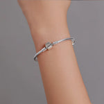Sterling Silver Snake Charm Bracelet - Vignette | Snakes Store