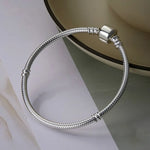 Sterling Silver Snake Charm Bracelet - Vignette | Snakes Store