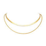 Double Snake Chain Necklace - Vignette | Snakes Store