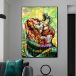 Tiger and Snake Painting - Vignette | Snakes Store