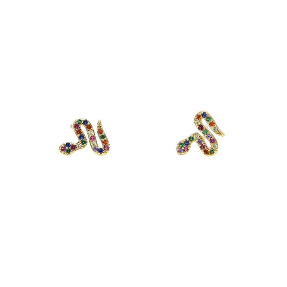 Tiny Snake Earring Gold Fits for all 925 Sterling Silver Snakes Store™