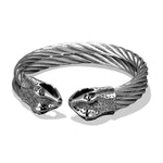 Viking Snake Head Bracelet - Vignette | Snakes Store