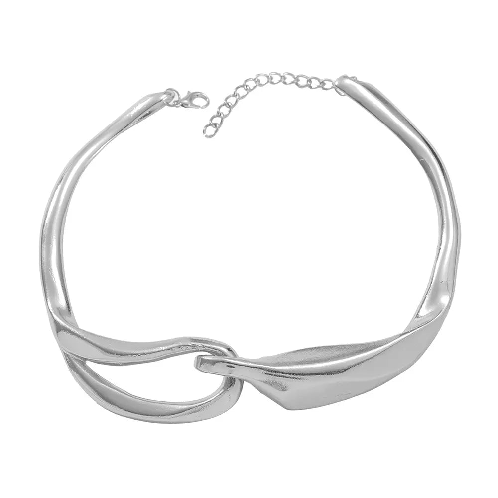 Vintage Snake Choker Silver 14" | 36cm Alloy Snakes Store™