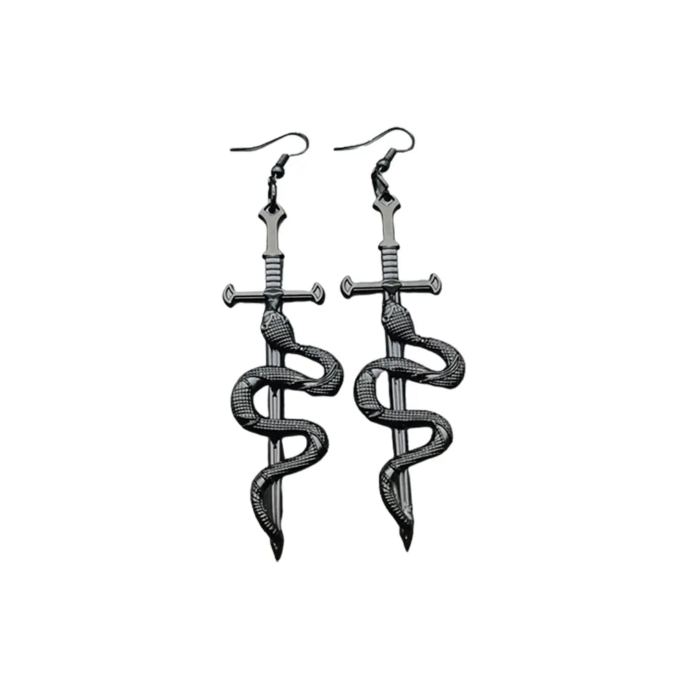 Viper Earrings Black Fits for all 316L Stainless Steel Snakes Store™