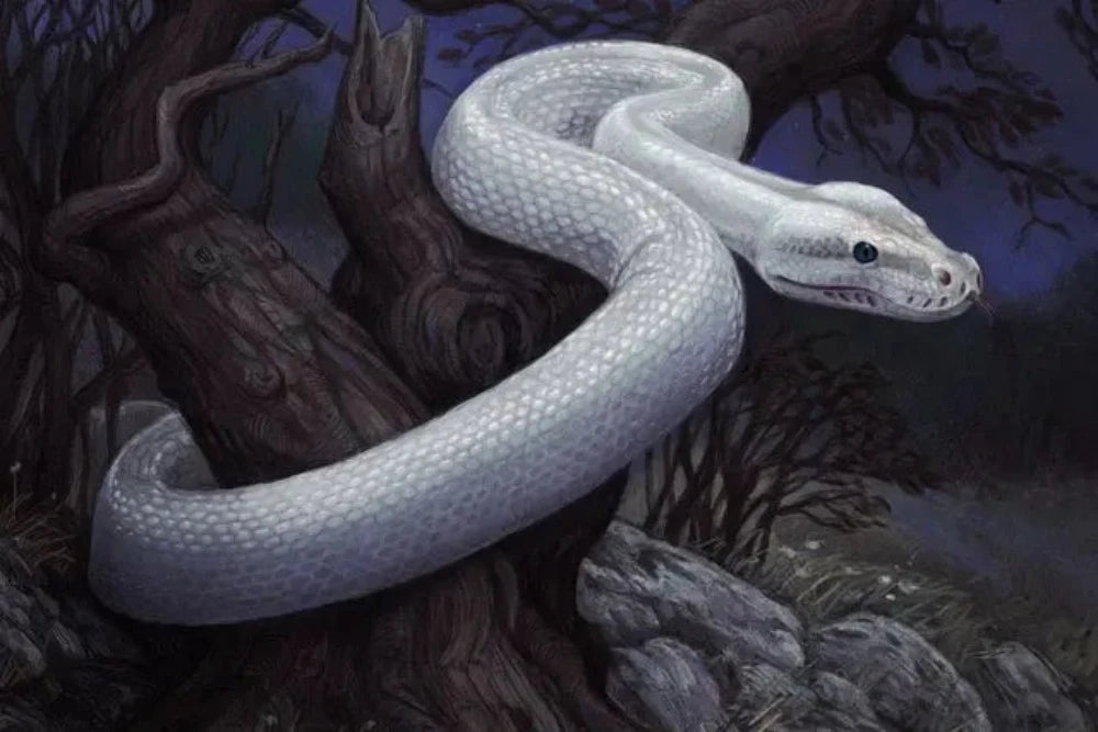 White Snake Painting Snakes Store™