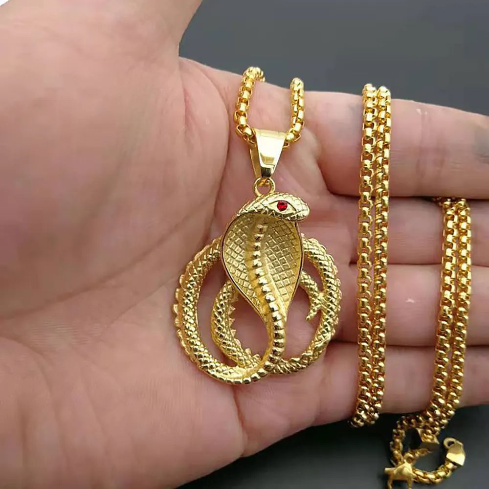 Yellow Gold Snake Pendant Snakes Store™