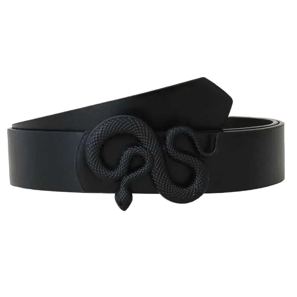 Black Python Belt Snakes Store™