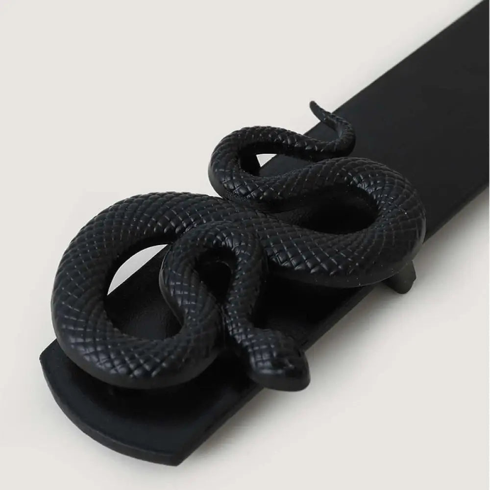 Black Python Belt Snakes Store™