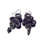 Black Snake Earrings - Vignette | Snakes Store