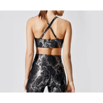Black Snake Print Leggings - Vignette | Snakes Store