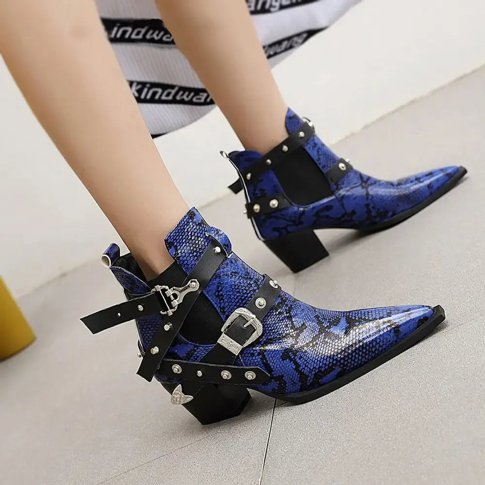 Blue Snake Booties Snakes Store™