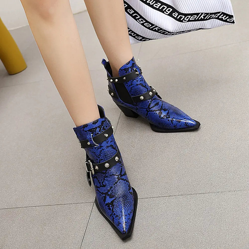 Blue Snake Booties Snakes Store™