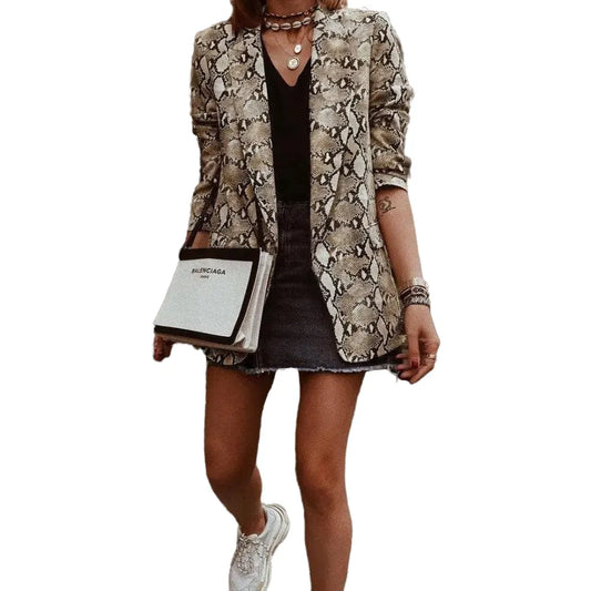 Boa Blazer Brown Snakes Store™