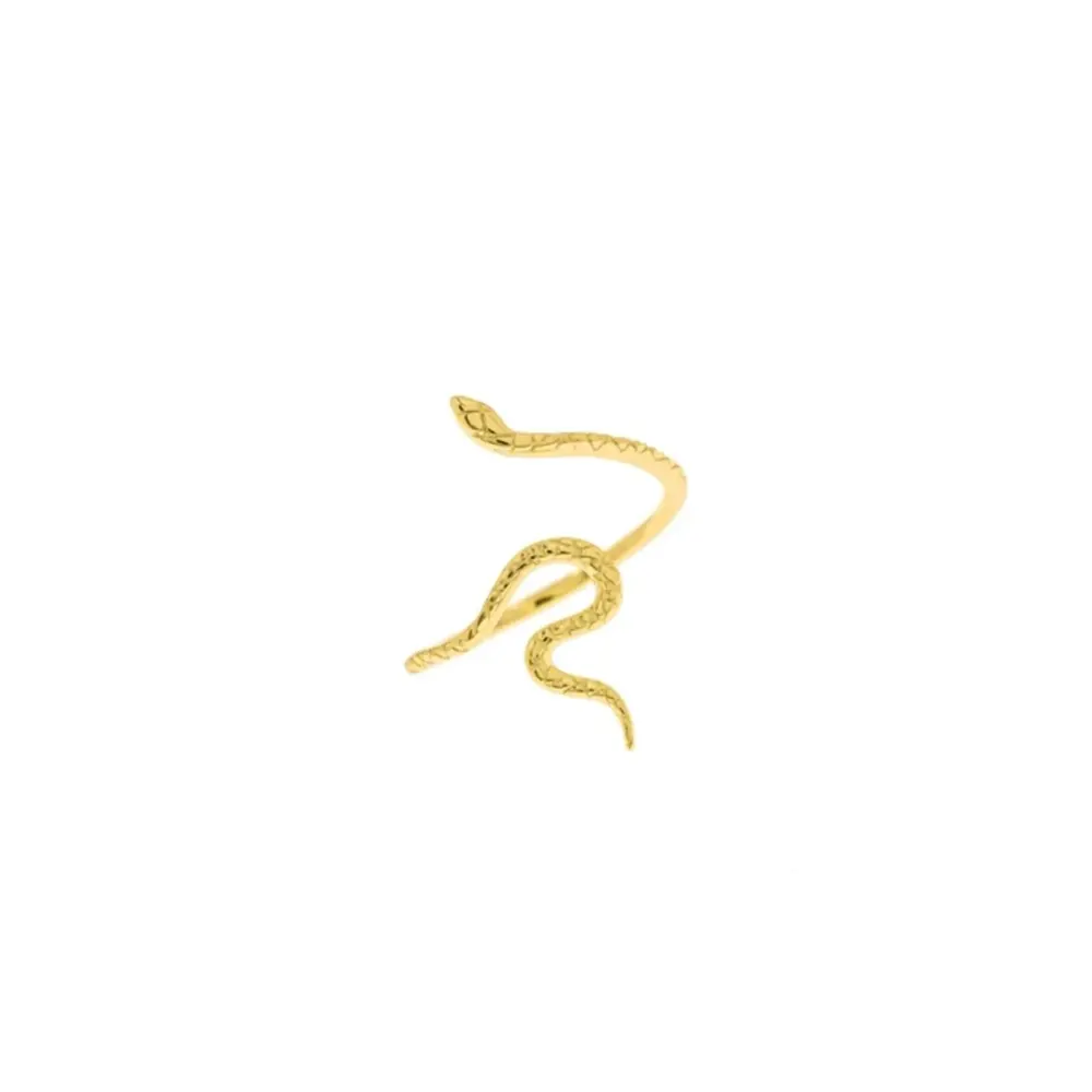 Boa Ring Gold 925 Sterling Silver One fits for most Snakes Store™
