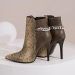 Brown Snake Booties - Vignette | Snakes Store