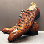 Brown Snake Print Shoes - Vignette | Snakes Store