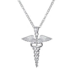 Caduceus Necklace - Vignette | Snakes Store