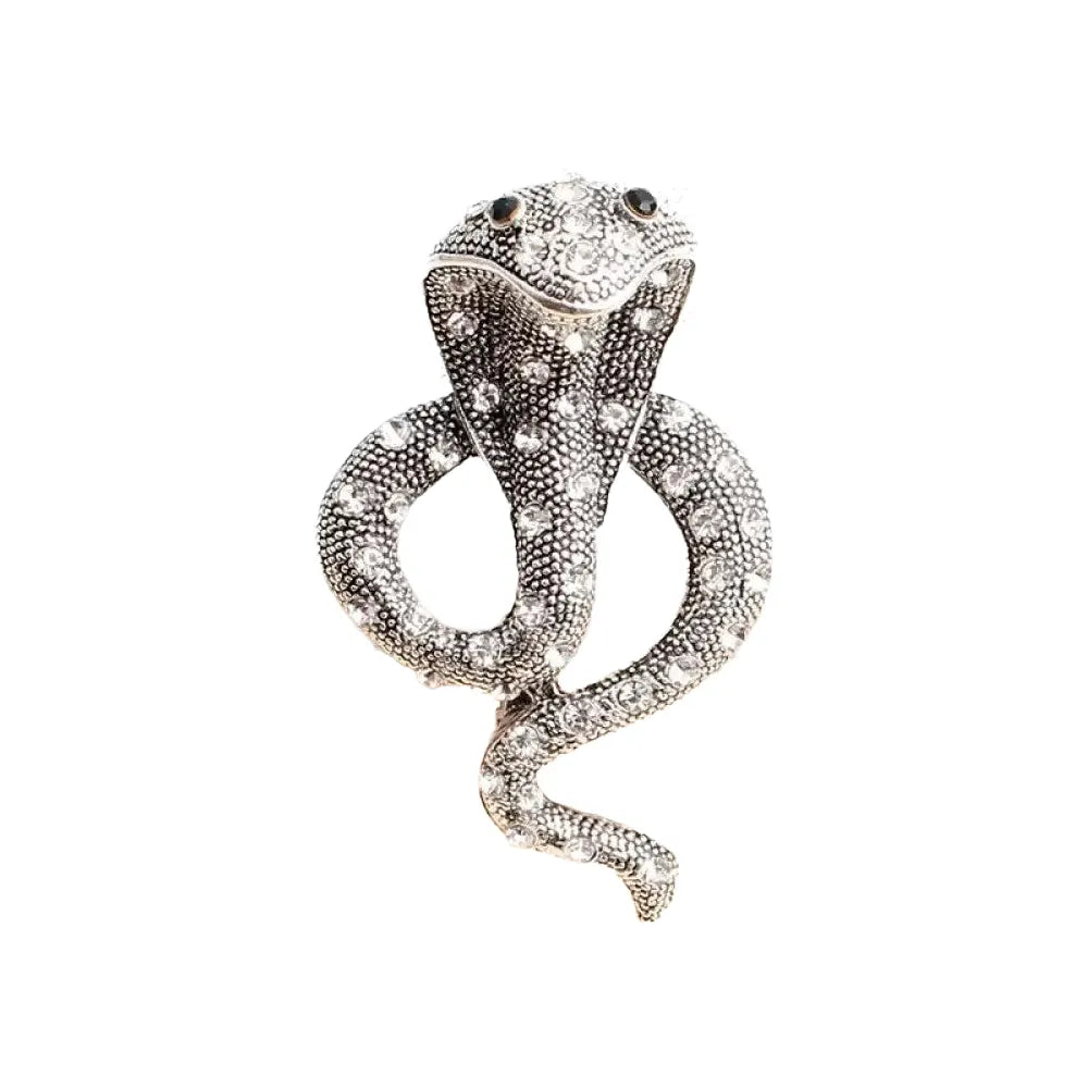 Cobra Brooch Design Silver Snakes Store™
