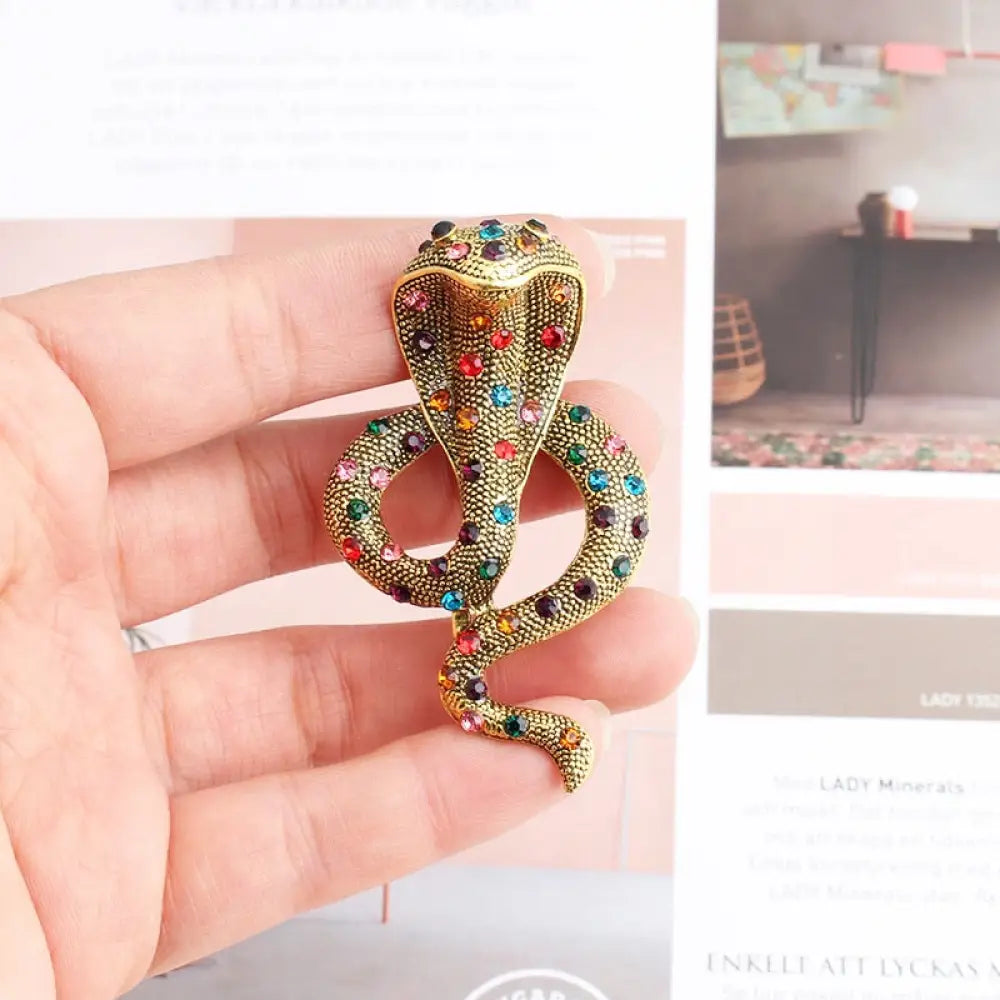 Cobra Brooch Design Snakes Store™