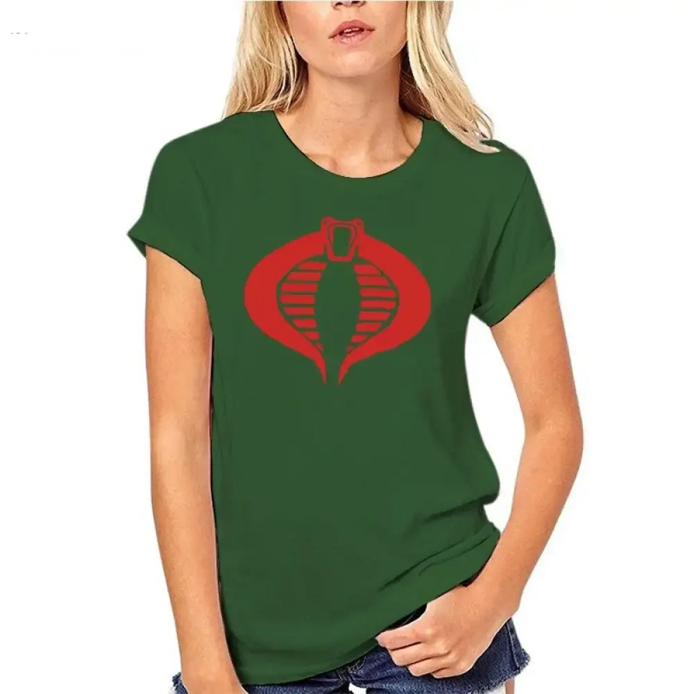 Cobra T-Shirt Green Women Snakes Store™