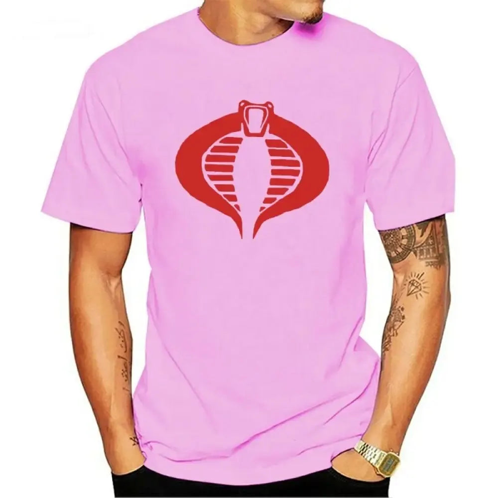 Cobra T-Shirt Pink Men Snakes Store™