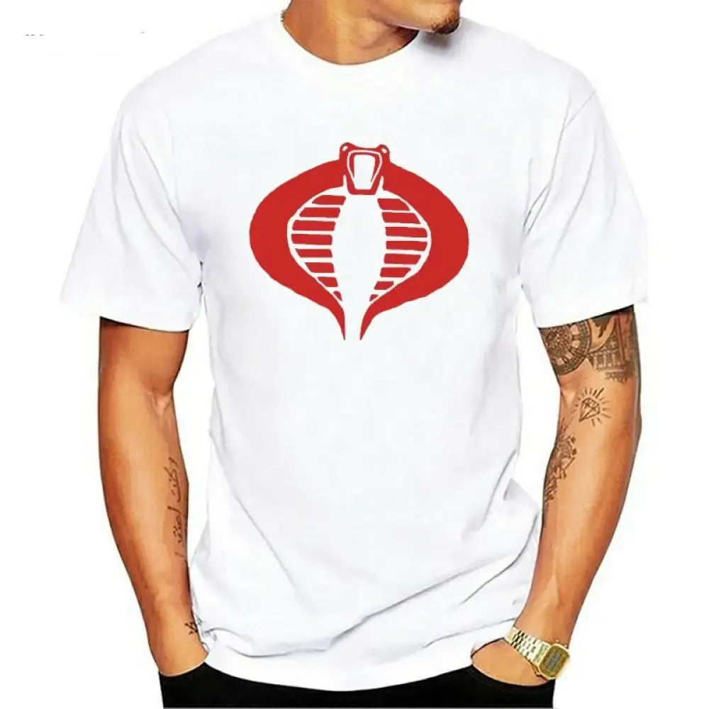 Cobra T-Shirt White Men Snakes Store™