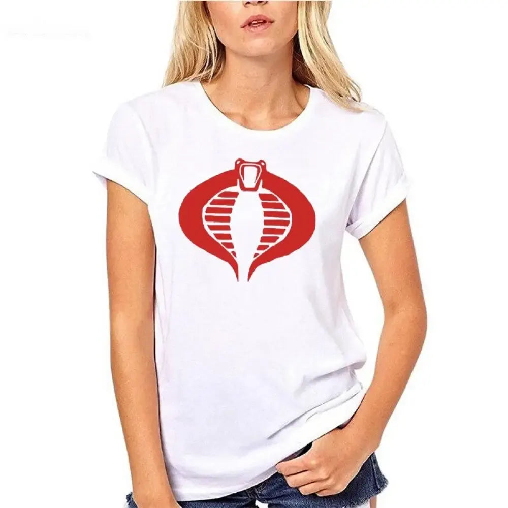 Cobra T-Shirt White Women Snakes Store™