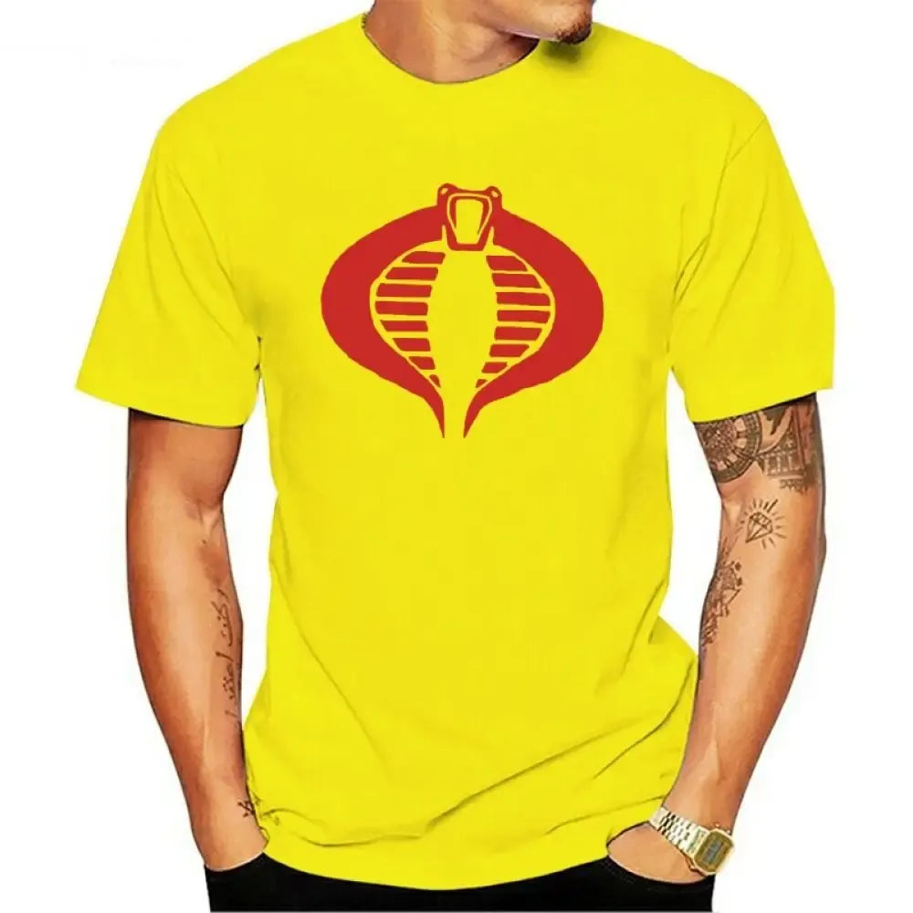 Cobra T-Shirt Yellow Men Snakes Store™