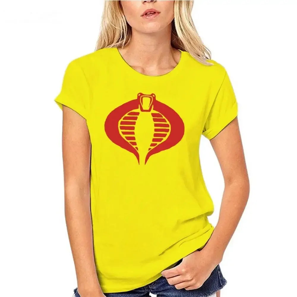 Cobra T-Shirt Yellow Women Snakes Store™