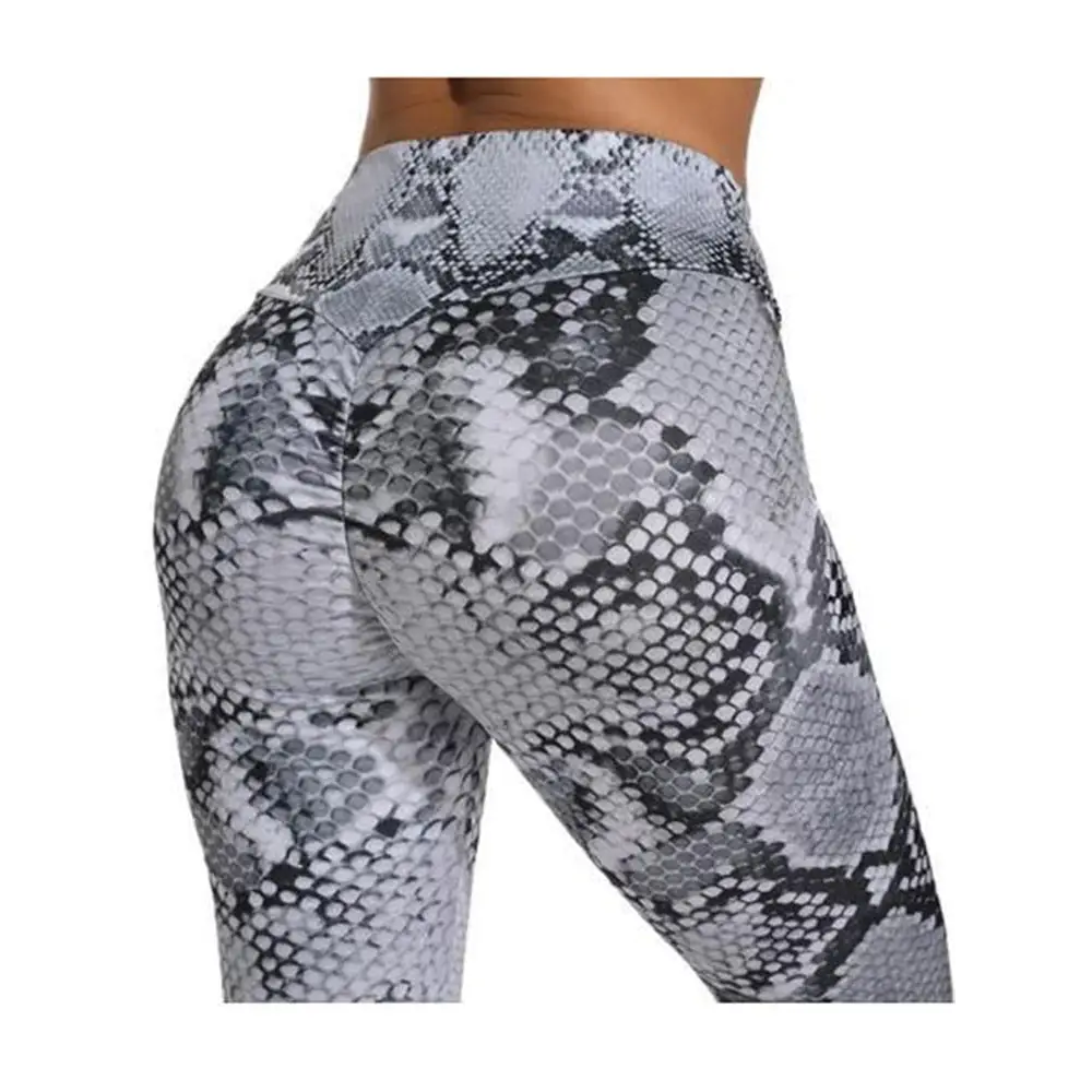 Grey Snake Print Leggings Grey Snakes Store™