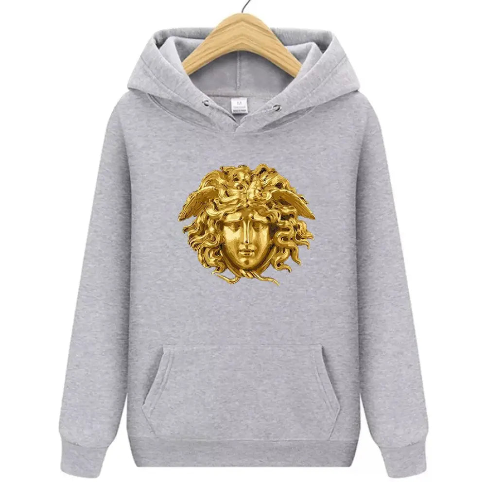 Medusa's Head Hoodie Grey Snakes Store™