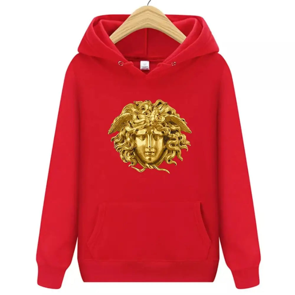 Medusa's Head Hoodie Red Snakes Store™