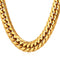 Men's Snake Chain Necklace Gold 316L Stainless Steel Snakes Store™