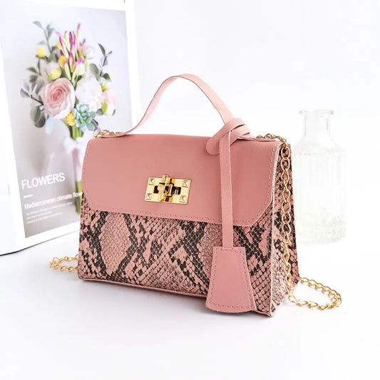Pink Snake Bag Pink 20x15x8cm Snakes Store™