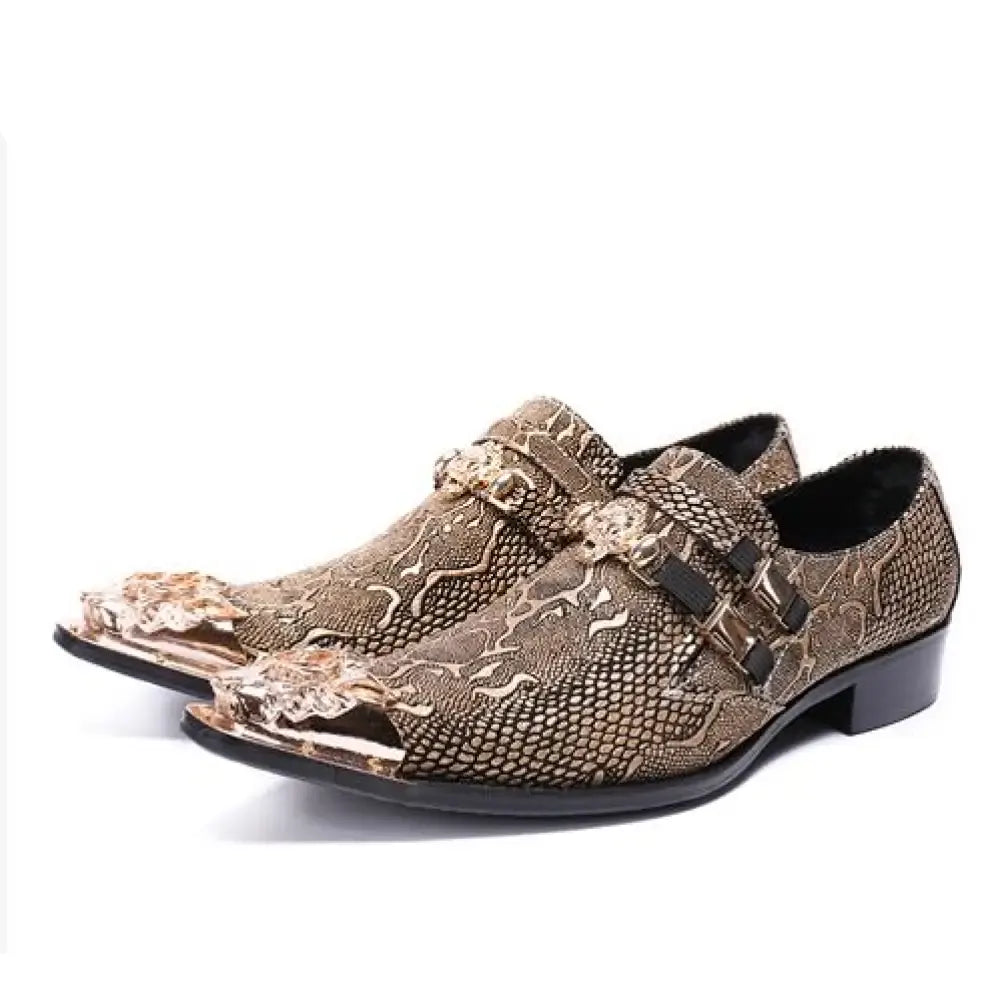 Mens snakeskin dress 2024 shoes